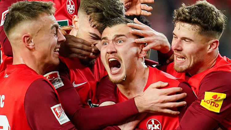 Freude bei Kaiserslautern.