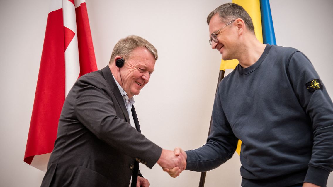 Rasmussen kam nach Mykolajiw, um dort eine Außenstelle der dänischen Botschaft zu eröffnen.
