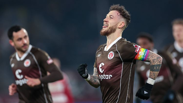 Hartel erzielte die Tore für Pauli.
