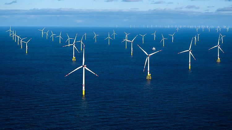 Die Kapazität der Windparks in der deutschen Nordsee ist laut Betreiber im vergangenen Jahr um 70 Megawatt gestiegen.