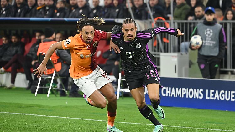 In der CL-Vorrunde noch Gegner, ab sofort Mitspieler: Sacha Boey und Leroy Sané.