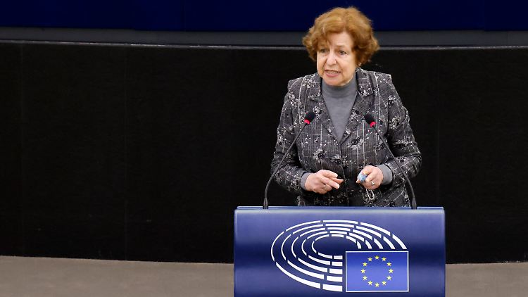 Die lettisch-russische Mathematikerin und Politikerin Tatjana Zdanoka sitzt seit 2004 im EU-Parlament. 