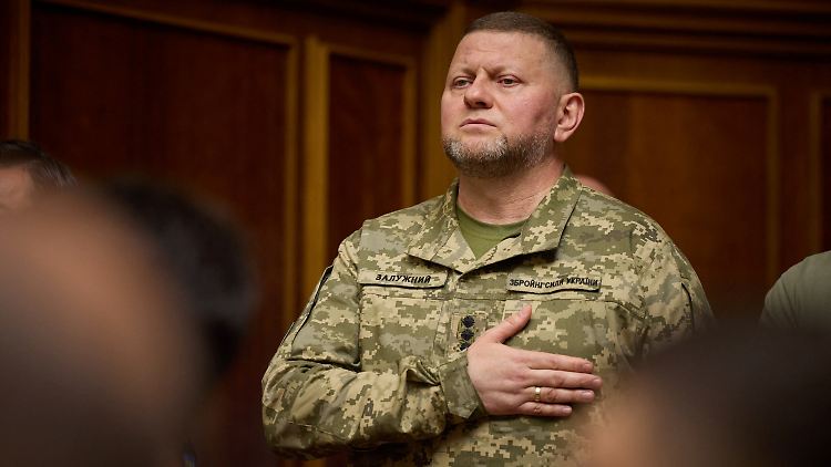 Walerij Saluschnyj genießt in der Ukraine hohes Ansehen. 