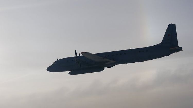 Die Luftwaffe veröffentlichte ein Foto der russischen Maschine.