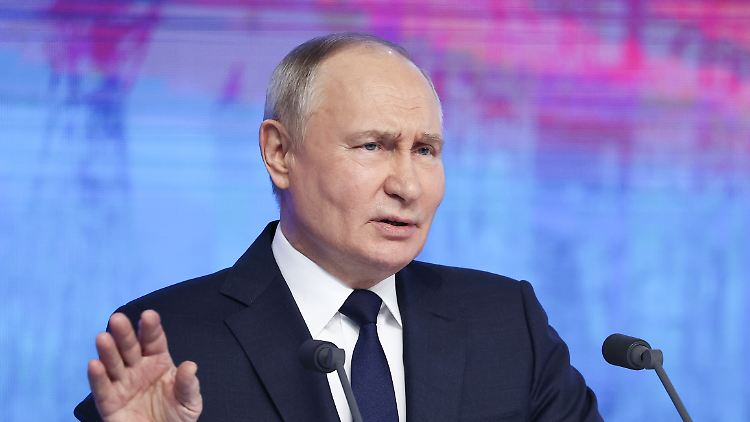 Der russische Präsident wirft der Ukraine ein Verbrechen aus Fahrlässigkeit vor. 