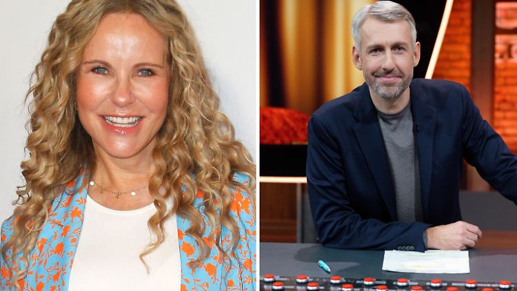 Katja Burkard springt bei "TV total" für Sebastian Pufpaff ein.