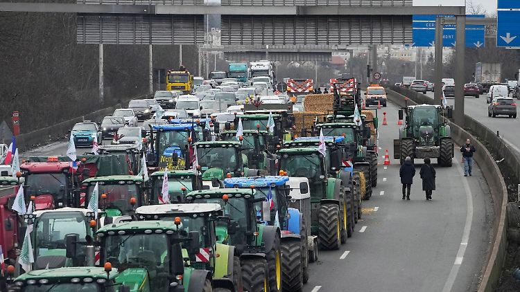 Auch in Frankreich protestieren die Landwirte gegen hohe Umweltauflagen.