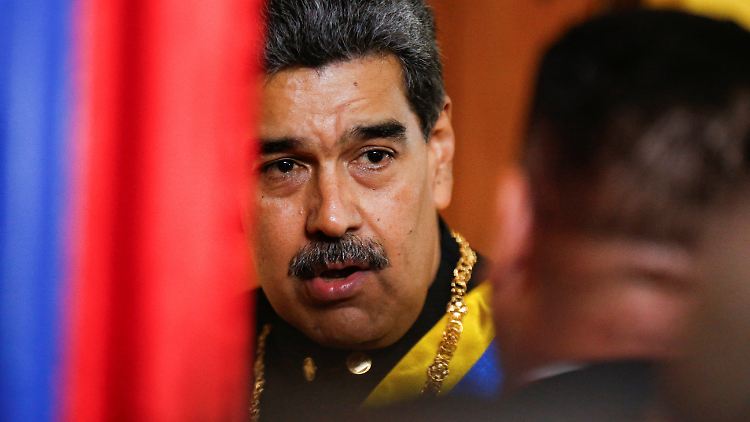 Unter genauer Beobachtung: Venezuelas Machthaber Nicolás Maduro.
