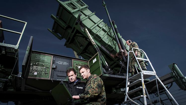 Ein Launcher für das Flugabwehrsystem Patriot auf dem MBDA-Gelände. Für die Abwehr von Hyperschallraketen wollen die EU-Staaten gemeinsam eine neue Waffe entwickeln.    