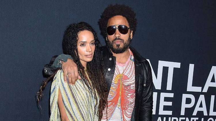 Noch immer eng verbunden: Lisa Bonet und Lenny Kravitz.