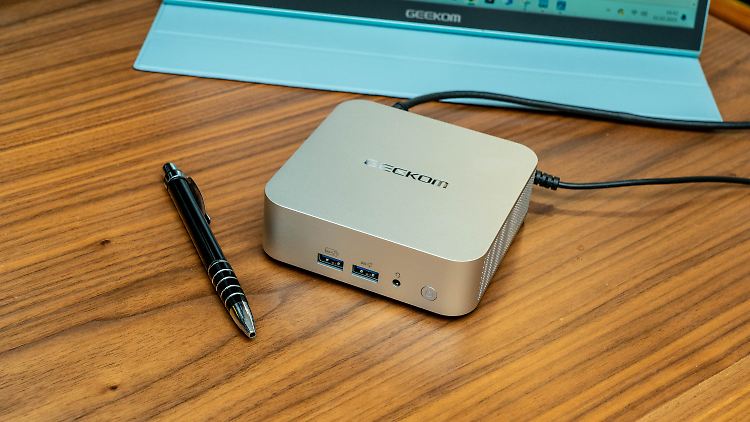 Der Geekom A7 ist ein sehr kompakter Mini-PC.