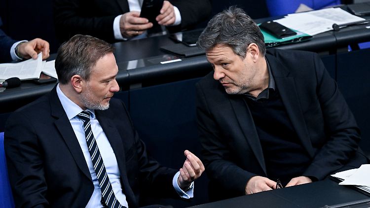 Sind sich nicht einer Meinung: Lindner und Habeck.