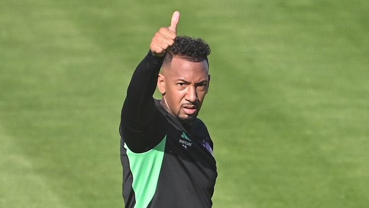 Boateng trainierte in München mit.