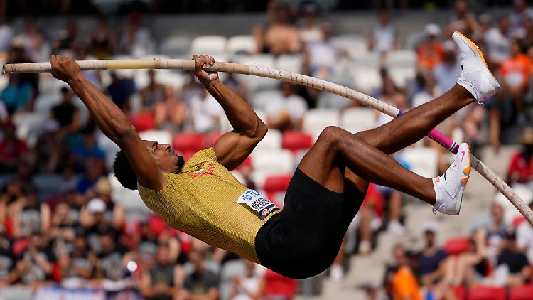 Von seiner Leistung beim Stabhochsprung war Neugebauer "enttäuscht". 