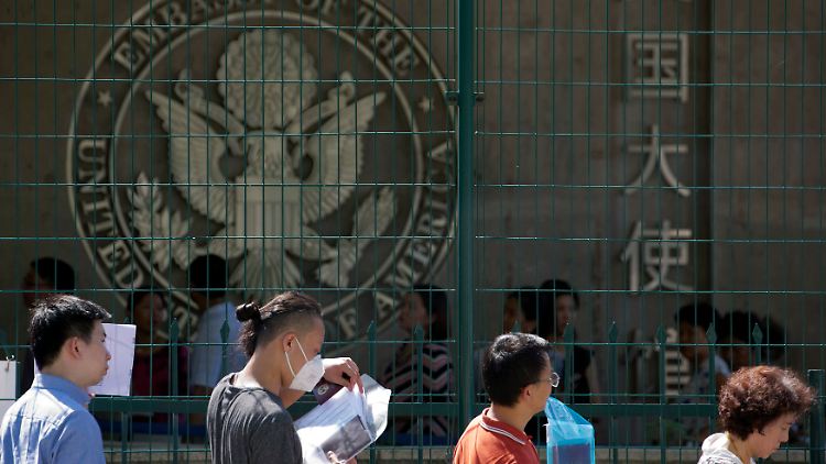 Der Social-Media-Account der US-Botschaft wurde zur Anlaufstelle für viele verärgerte Chinesinnen und Chinesen. (Archivbild)