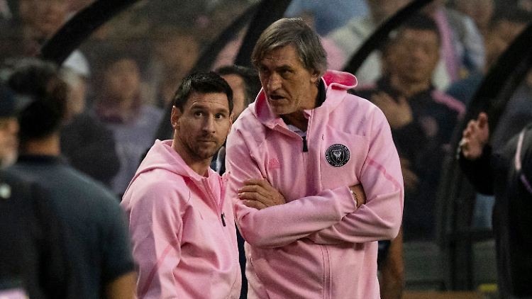 Zuschauer statt Spieler: Lionel Messi.