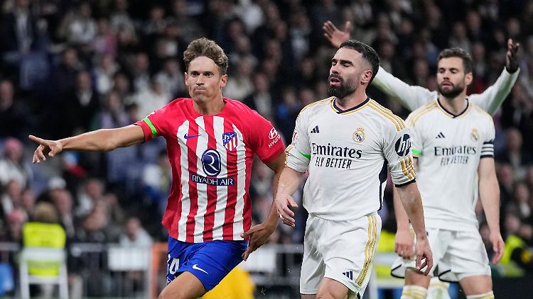 Marcos Llorente ernüchtert Real spät in der Nachspielzeit mit seinem Ausgleichstreffer.