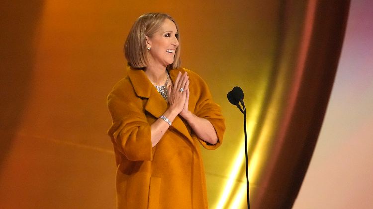 Für Céline Dion gab es Standing Ovations.