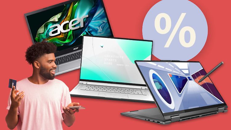 Media Markt streicht die Mehrwertsteuer bei zahllosen Laptops und Notebooks. Schnäppchenjäger finden hier viele Bestpreise.