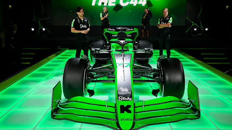 Zumindest optisch sehr auffällig, der neue Sauber-Bolide.