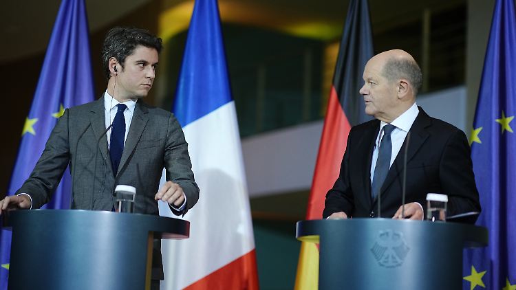 Das Mercosur-Abkommen habe eine "geostrategische Bedeutung", betonte Scholz nach seinem Treffen mit Attal.