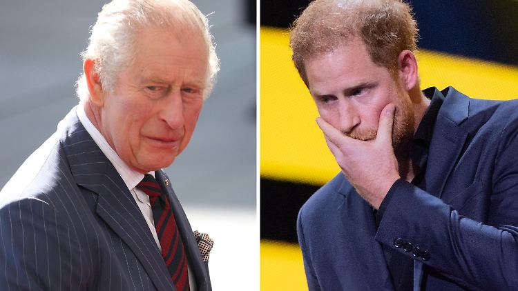 König Charles hat Krebs und Prinz Harry reist zu ihm nach Großbritannien.