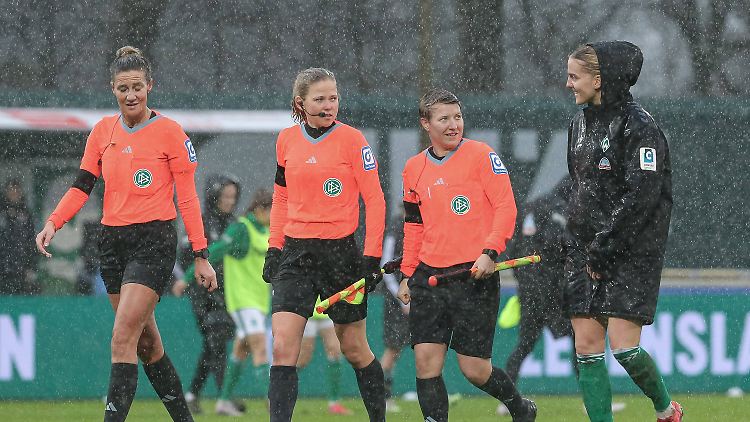 Das Gespann beim Spiel zwischen Bremen und Nürnberg.