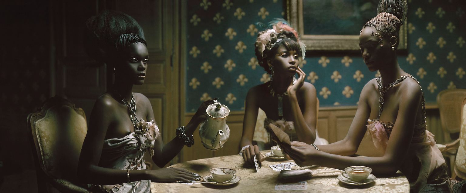 Schöne Frauen beim Teetrinken (Tomando el Té), ...