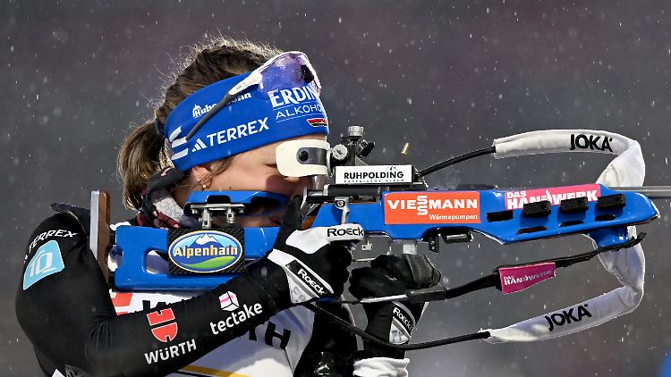 Franziska Preuß musste einmal in die Strafrunde.