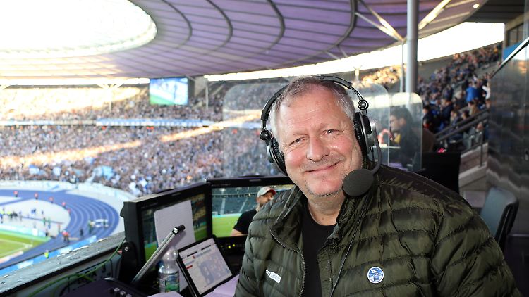 Hansi Küpper im Berliner Olympiastadion.
