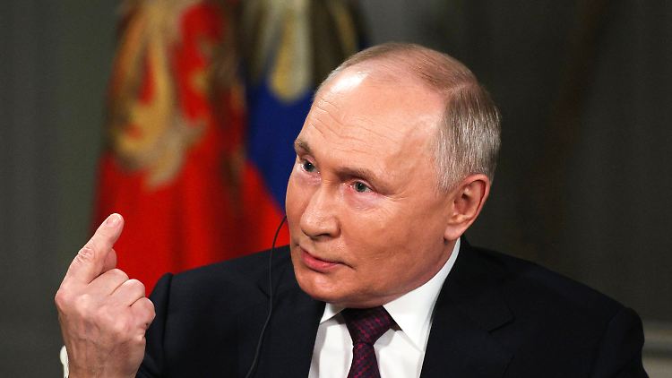 Putin hatte Carlson in Moskau empfangen.