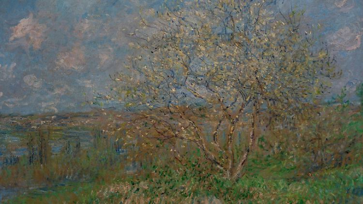 Der Angriff auf das Bild "Le Printemps" von Claude Monet ereignete sich am Nachmittag in Lyon. 