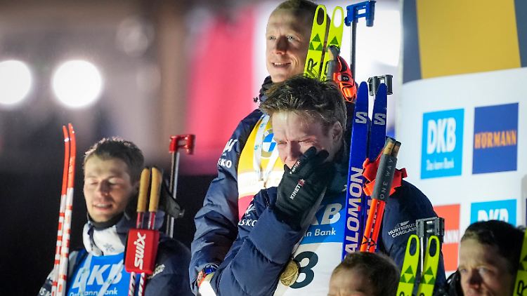 Die Tränen fließen - nicht vor Freude über Bronze.