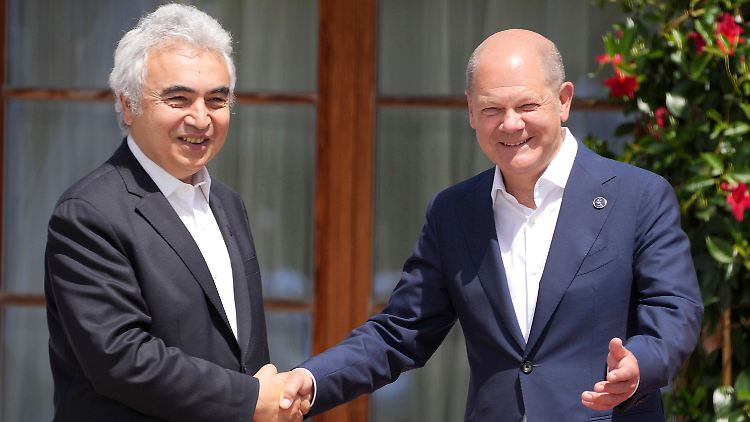 Birol und Scholz trafen unter anderem beim G7-Treffen 2022 auf Schloss Elmau zusammen. 