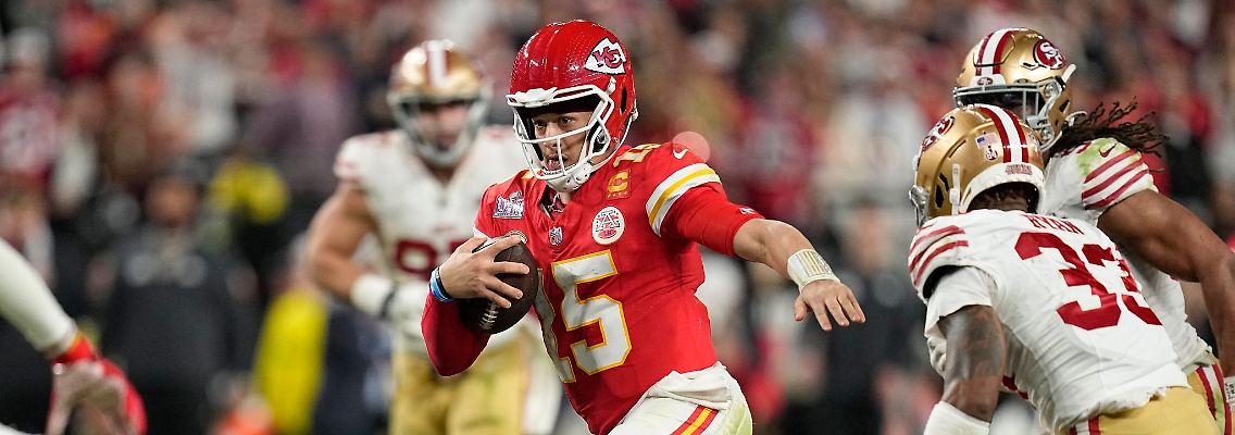 Chiefs-Quarterback Patrick Mahomes ist erneut wertvollster Spieler des Super Bowls.