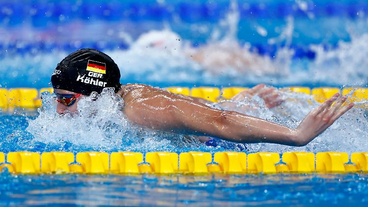 Historische Leistung in Doha: Köhler holt Gold.