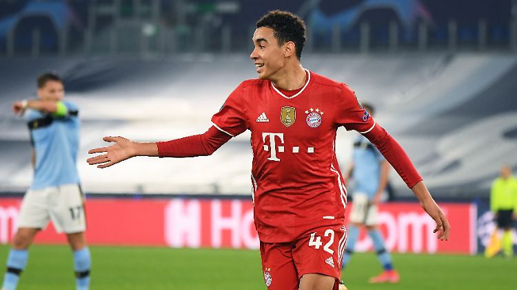 Musiala ist seit dem Spiel gegen Rom der jüngste Torschütze der Bayern in der Champions League.