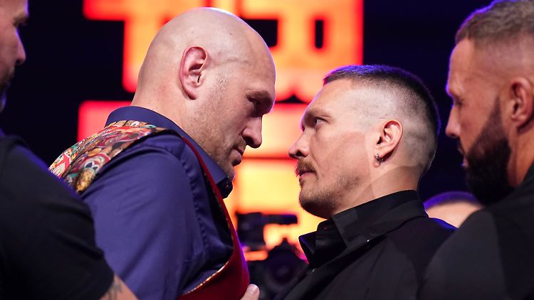 Fury und Usyk werden sich bekämpfen. Bislang geht das nur verbal.