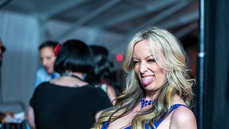 Die frühere Pornodarstellerin Stormy Daniels Ende Januar in Las Vegas. 