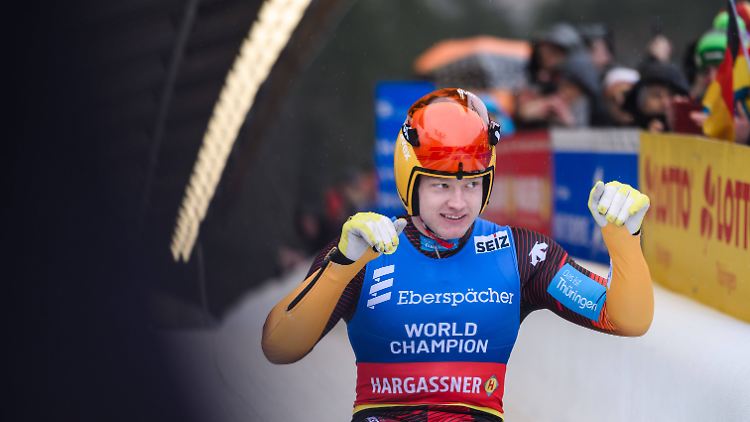 Weltmeister Max Langenhan fuhr bewusst langsam.
