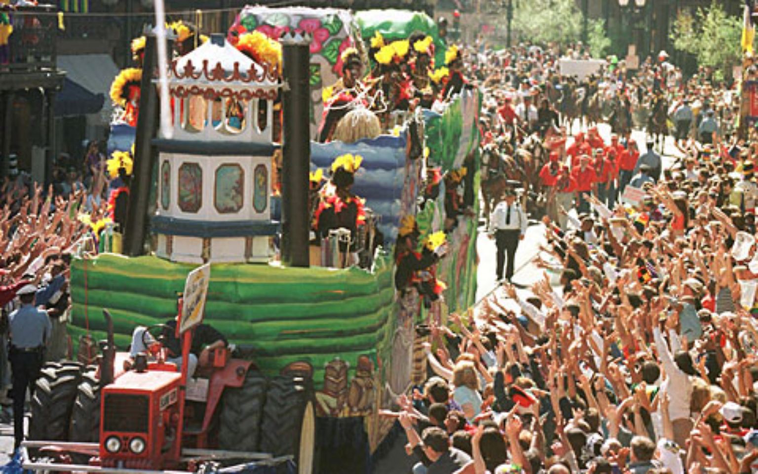 In New Orleans stellt der Tag vor Aschermittwoch, der "Fat Tuesday", den Höhepunkt des Karnevals dar.