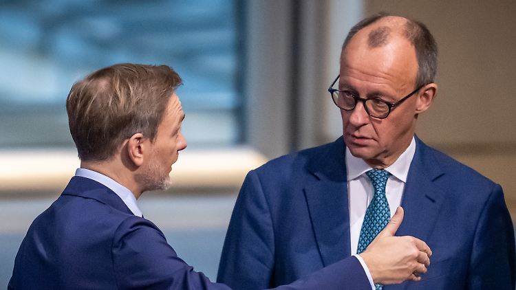 Das Finanzministerium von Christian Lindner findet das Maßnahmenpaket der Union unzureichend.