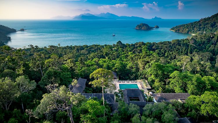Meisterhaft in die Natur eingebettet präsentiert sich das Luxusresort "The Datai Langkawi".