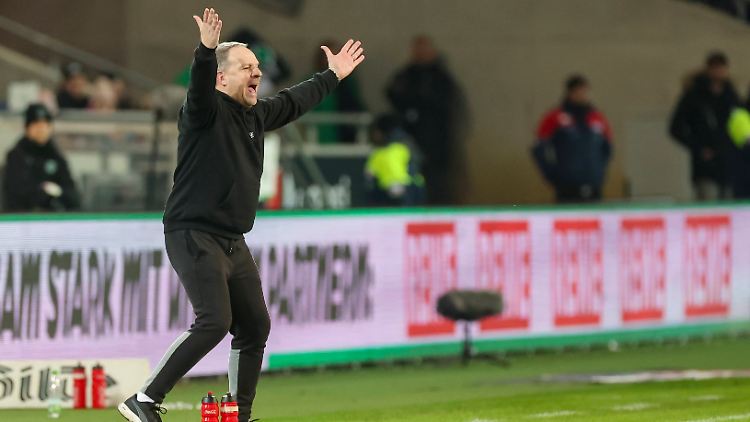 Alexander Zorniger war nicht glücklich mit dem Spiel in Hannover.