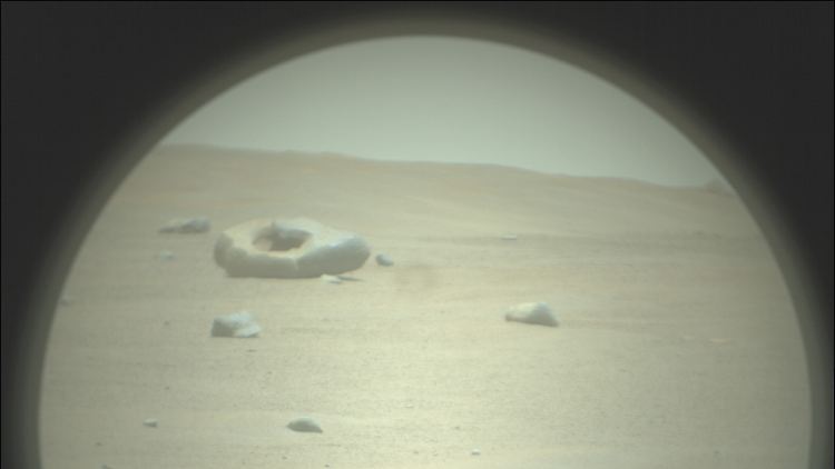 Steine auf dem Planeten - aufgenommen vom Mars-Rover.