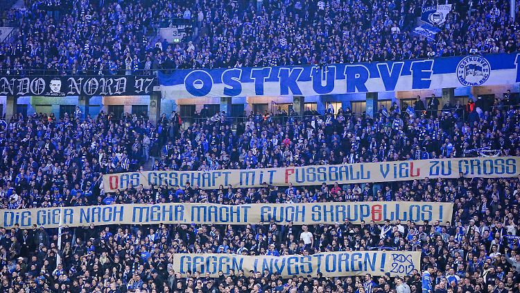 Die Hertha-Fans machten ihre Meinung einmal mehr deutlich.