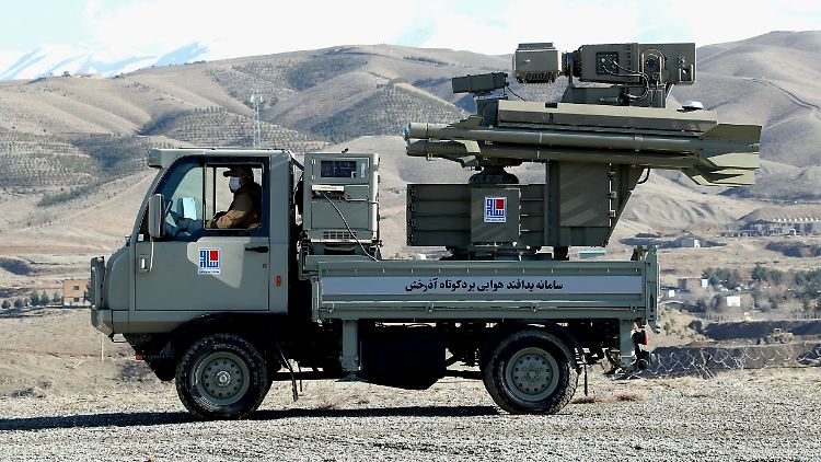 Das System Asarachsch lässt sich nach iranischen Angaben auf mehrere Fahrzeugtypen montieren.