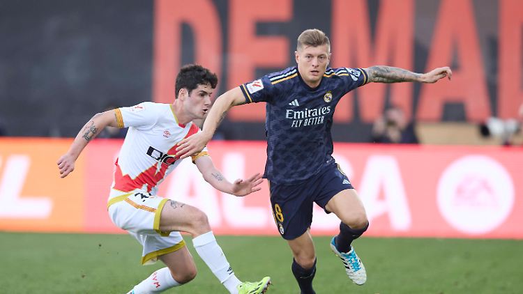 Toni Kroos wurde bei Real Madrid erst spät eingewechselt.