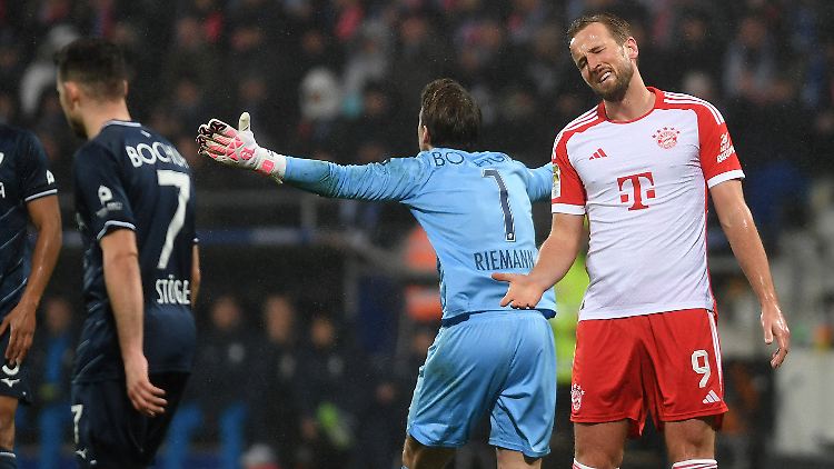 Harry Kane konnte es nicht glauben. Der FC Bayern verliert beim VfL Bochum.