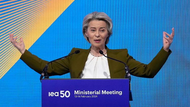 Von der Leyen strebt vermutlich eine zweite Amtszeit als EU-Kommissionspräsidentin an.